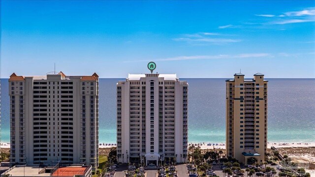 8499 Gulf Blvd Unit 1303, Navarre Beach, FL 32566 - view of building exterior featuring view of water and beach
