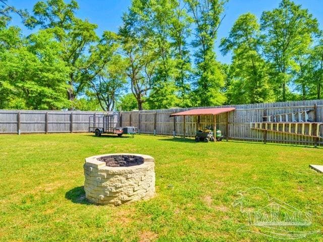 1516 Cadence Loop, Cantonment, FL 32533 - view of yard