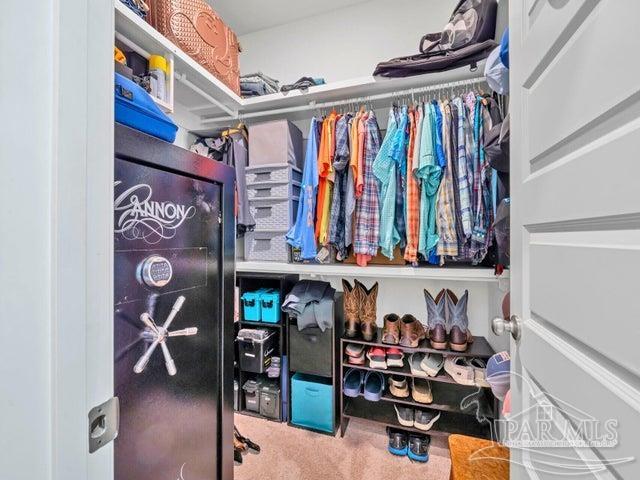 1516 Cadence Loop, Cantonment, FL 32533 - spacious closet with carpet floors