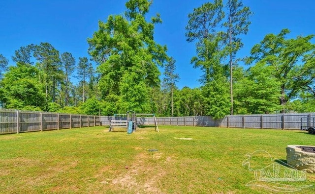 1516 Cadence Loop, Cantonment, FL 32533 - view of yard with a playground