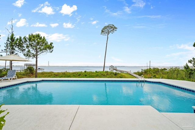458 Parish Blvd, Mary Esther, FL 32569 - outdoor pool with a water view