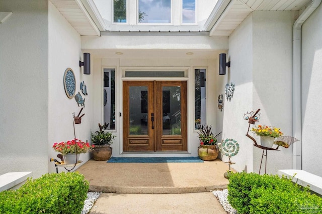 458 Parish Blvd, Mary Esther, FL 32569 - property entrance with stucco siding and french doors