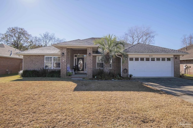 ranch-style house with a garage