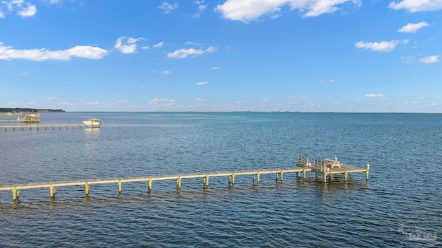 1841 E Smugglers Cove Dr, Gulf Breeze, FL 32563 - water view with a dock