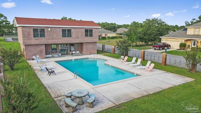 1841 E Smugglers Cove Dr, Gulf Breeze, FL 32563 - view of swimming pool featuring a patio area
