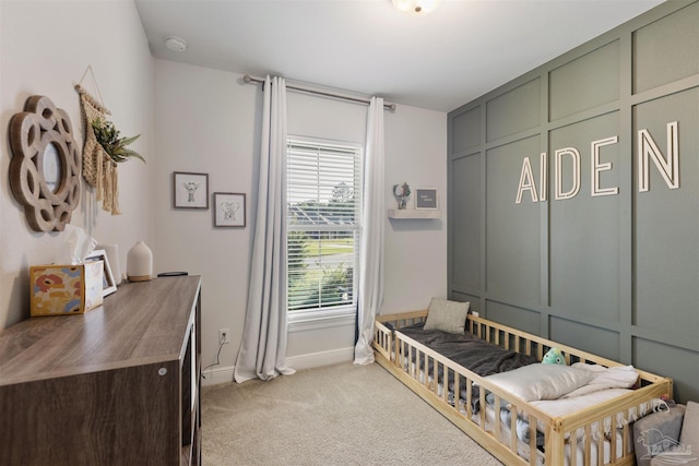 9938 Suwanee Ln, Pensacola, FL 32526 - bedroom featuring baseboards and light carpet