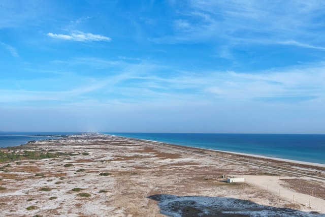 water view featuring a beach view