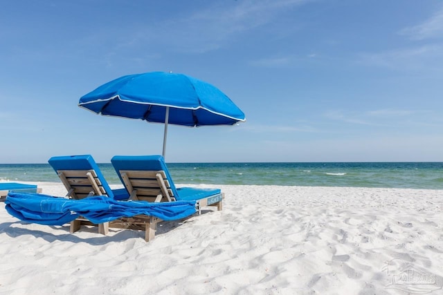 water view with a beach view