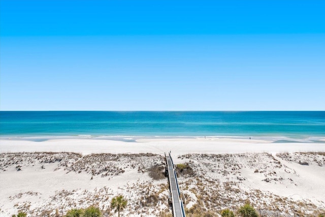 water view with a beach view