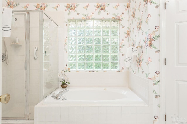 4200 Madura Rd, Gulf Breeze, FL 32563 - full bathroom with a shower stall and a bath