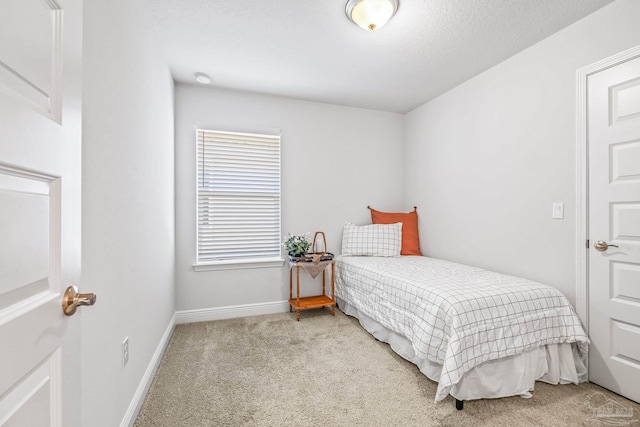 bedroom with carpet floors