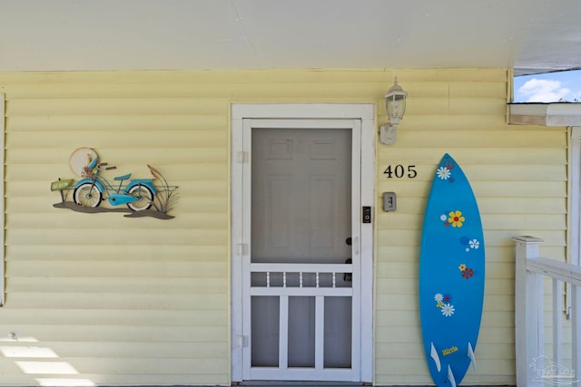 view of entrance to property