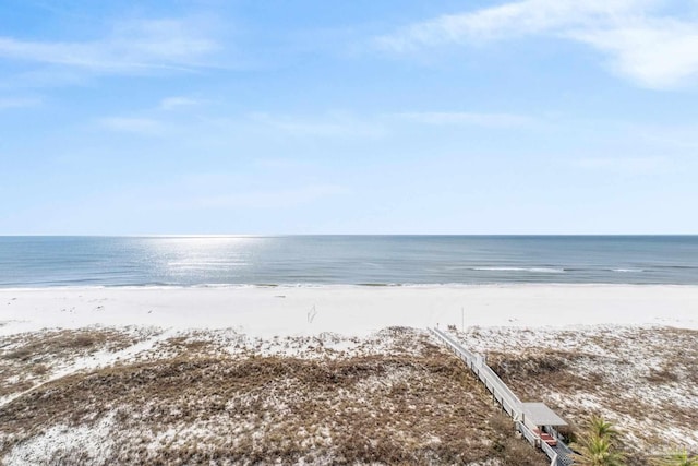 water view with a beach view