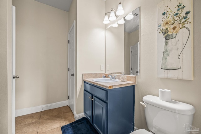 5409 Dalton Cir, Milton, FL 32570 - bathroom featuring vanity and tile patterned flooring