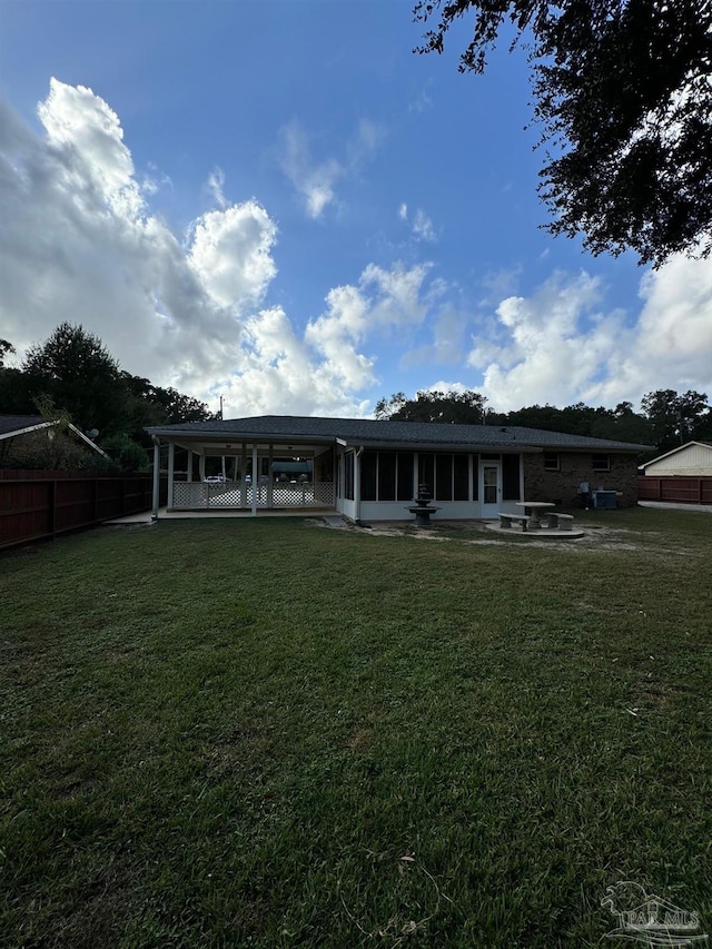 7920 Reeders Ln, Pensacola, FL 32526 - back of house featuring a patio area