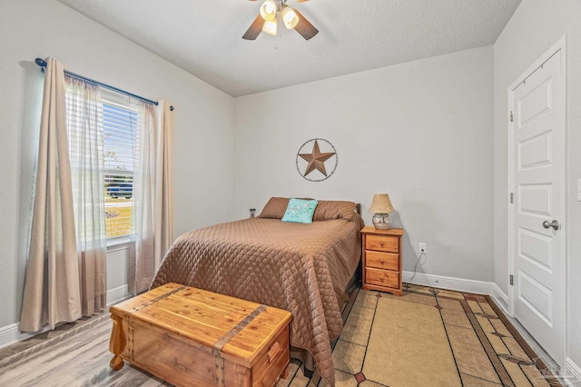 8056 Stream Ridge Rd, Pensacola, FL 32526 - bedroom with baseboards and a ceiling fan
