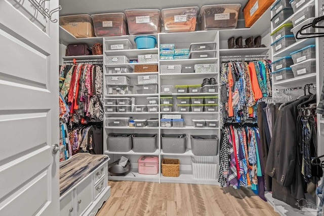 8056 Stream Ridge Rd, Pensacola, FL 32526 - walk in closet with wood finished floors