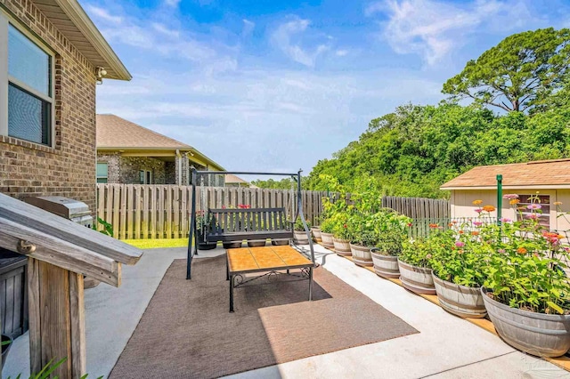 8056 Stream Ridge Rd, Pensacola, FL 32526 - view of patio / terrace featuring a fenced backyard