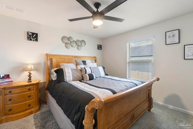 6173 Native Dancer Way, Pensacola, FL 32526 - bedroom with light carpet and a ceiling fan