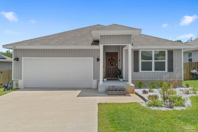 6173 Native Dancer Way, Pensacola, FL 32526 - ranch-style house featuring roof with shingles, a garage, and driveway