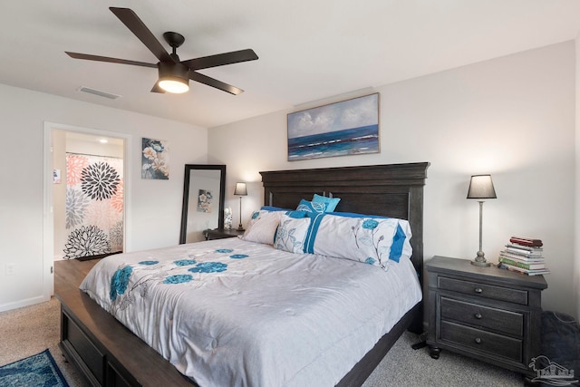 6173 Native Dancer Way, Pensacola, FL 32526 - carpeted bedroom featuring a ceiling fan and baseboards