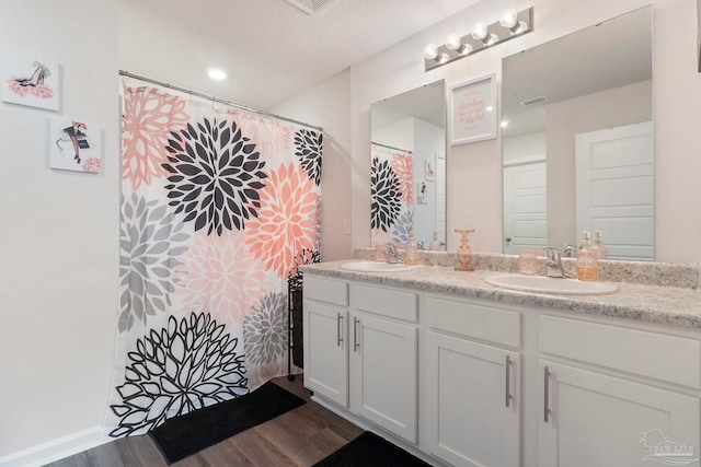 6173 Native Dancer Way, Pensacola, FL 32526 - full bath featuring double vanity and wood finished floors