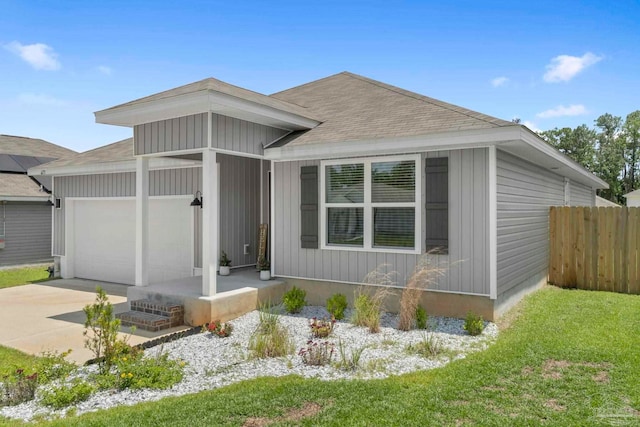 6173 Native Dancer Way, Pensacola, FL 32526 - view of front of house with a garage, a shingled roof, and driveway