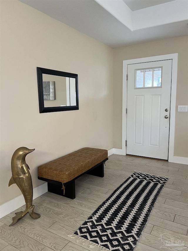 1792 Galvez Dr, Gulf Breeze, FL 32563 - foyer entrance with light hardwood / wood-style flooring