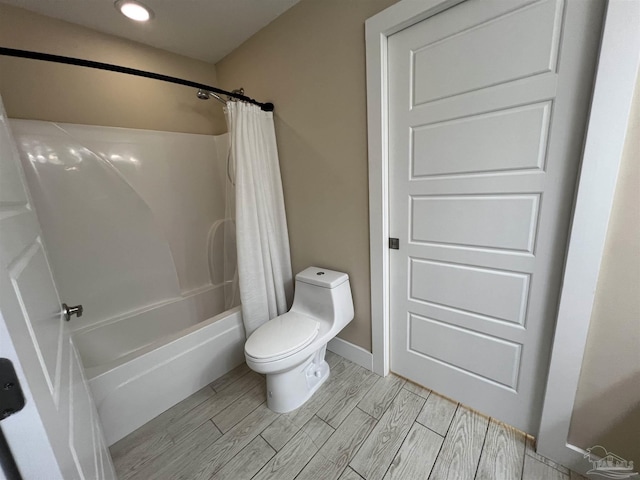 1792 Galvez Dr, Gulf Breeze, FL 32563 - bathroom with shower / tub combo and toilet
