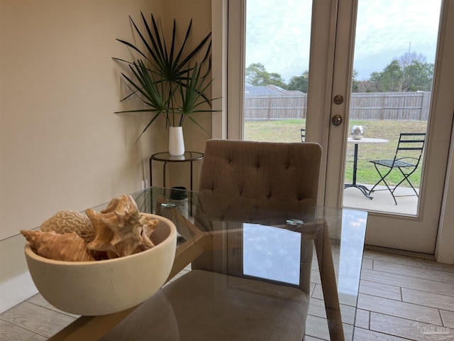 1792 Galvez Dr, Gulf Breeze, FL 32563 - dining room featuring light wood-type flooring