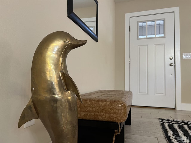 1792 Galvez Dr, Gulf Breeze, FL 32563 - foyer with light wood-type flooring