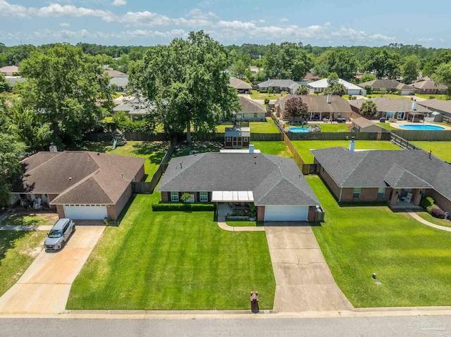 917 Broken Arrow Ln, Pensacola, FL 32533 - aerial perspective of suburban area