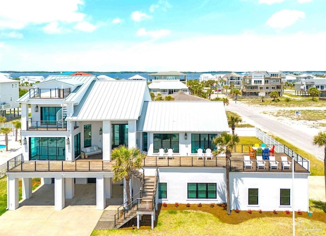 exterior space with a balcony