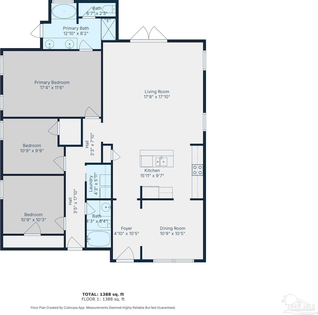 5726 Dunridge Dr, Pace, FL 32571 - room layout