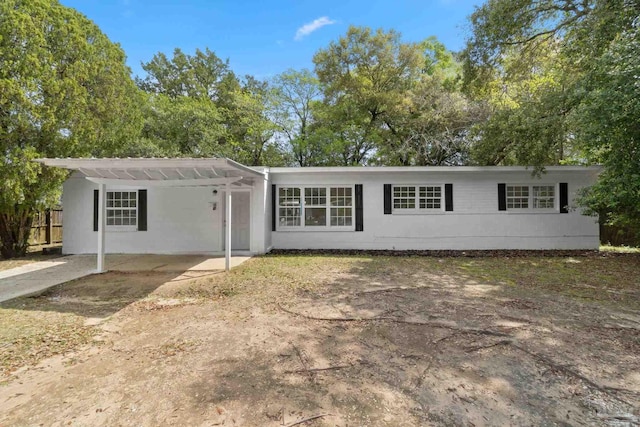4514 Florelle Way, Pensacola, FL 32505 - view of front of house with driveway and a carport