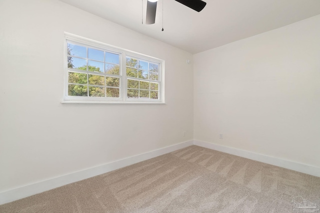 4514 Florelle Way, Pensacola, FL 32505 - carpeted spare room featuring baseboards and ceiling fan