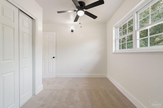 4514 Florelle Way, Pensacola, FL 32505 - spare room with baseboards, ceiling fan, and carpet