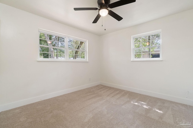 4514 Florelle Way, Pensacola, FL 32505 - carpeted spare room with baseboards and ceiling fan