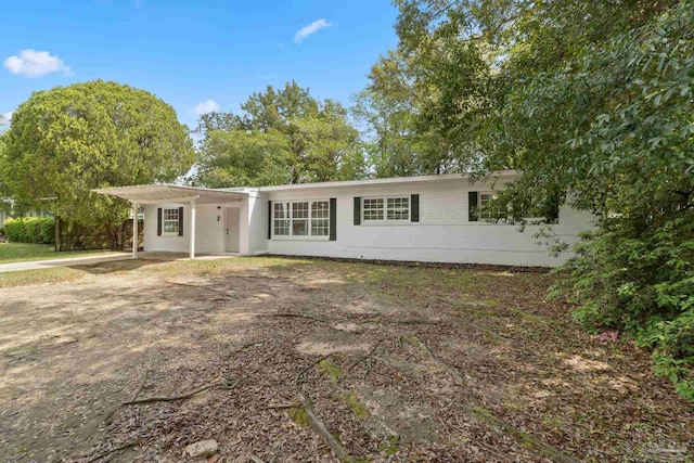 4514 Florelle Way, Pensacola, FL 32505 - single story home with an attached carport