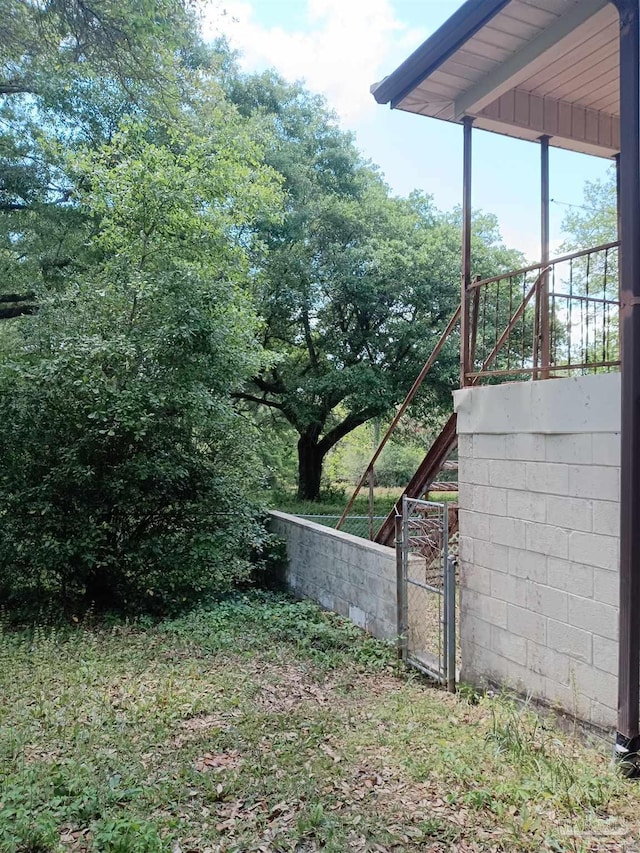4801 Berryhill Rd, Milton, FL 32570 - view of yard featuring stairs