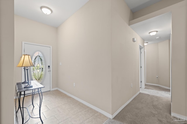 5661 Maggie Rose Cir, Milton, FL 32570 - foyer featuring baseboards and light tile patterned flooring