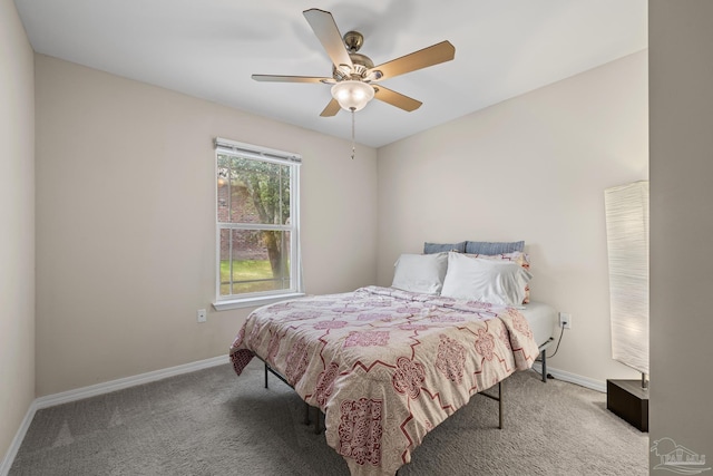 5661 Maggie Rose Cir, Milton, FL 32570 - bedroom featuring carpet flooring and ceiling fan