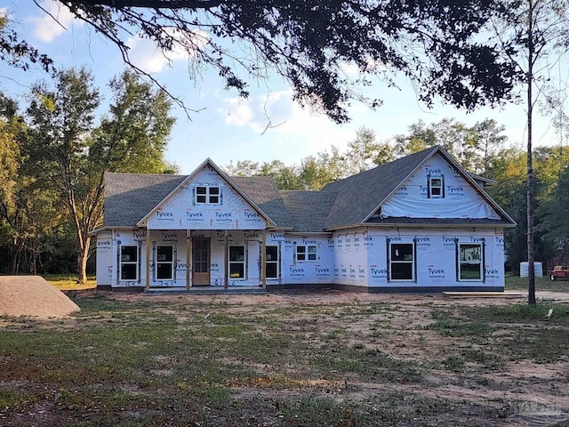 view of rear view of property