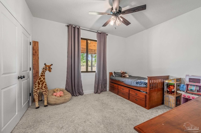 3720 Arbor Ridge Rd, Pace, FL 32571 - bedroom featuring carpet floors and ceiling fan