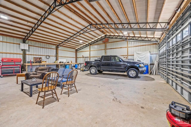 3720 Arbor Ridge Rd, Pace, FL 32571 - garage featuring metal wall