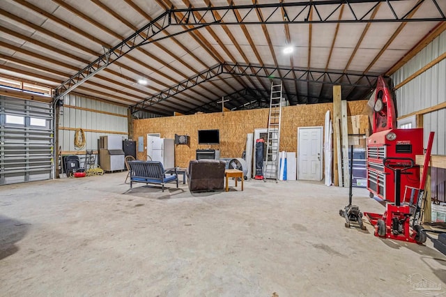 3720 Arbor Ridge Rd, Pace, FL 32571 - garage featuring metal wall