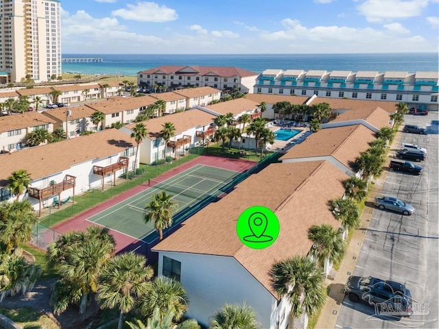 8425 Gulf Blvd Unit 206, Navarre Beach, FL 32566 - bird's eye view featuring a water view