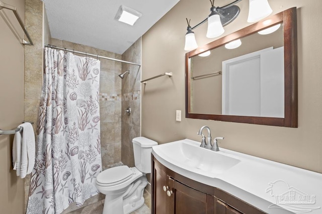 8425 Gulf Blvd Unit 206, Navarre Beach, FL 32566 - full bath with toilet, tiled shower, and vanity