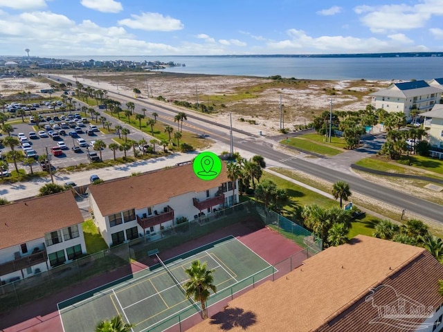 8425 Gulf Blvd Unit 206, Navarre Beach, FL 32566 - drone / aerial view featuring a water view