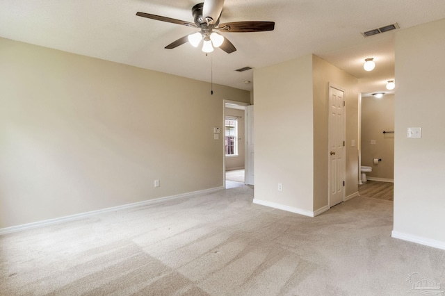6027 Dallas Ave, Pensacola, FL 32526 - empty room with light colored carpet and ceiling fan